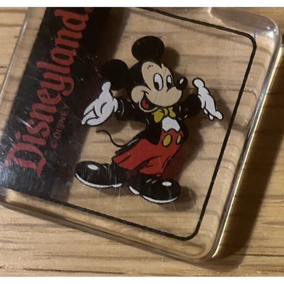 Walt Disney World Disneyland Mickey Mouse Plastic Keychain - Picture 3 of 8